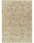 Addison Rugs Parallel Bands Gold Washable Indoor-Outdoor Rug