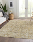 Addison Rugs Parallel Bands Gold Washable Indoor-Outdoor Rug