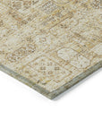 Addison Rugs Parallel Bands Gold Washable Indoor-Outdoor Rug