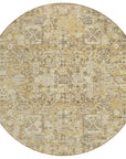 Addison Rugs Parallel Bands Gold Washable Indoor-Outdoor Rug
