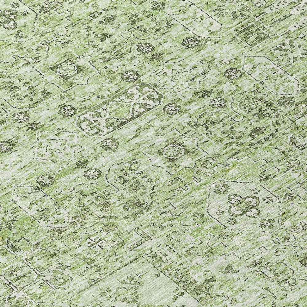 Addison Rugs Parallel Bands Green Washable Indoor-Outdoor Rug