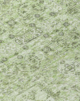 Addison Rugs Parallel Bands Green Washable Indoor-Outdoor Rug