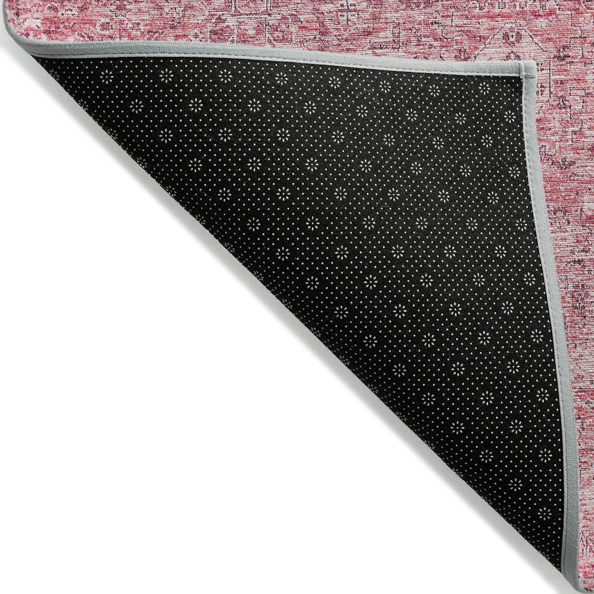 Addison Rugs Parallel Bands Pink Washable Indoor-Outdoor Rug
