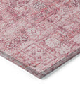 Addison Rugs Parallel Bands Pink Washable Indoor-Outdoor Rug