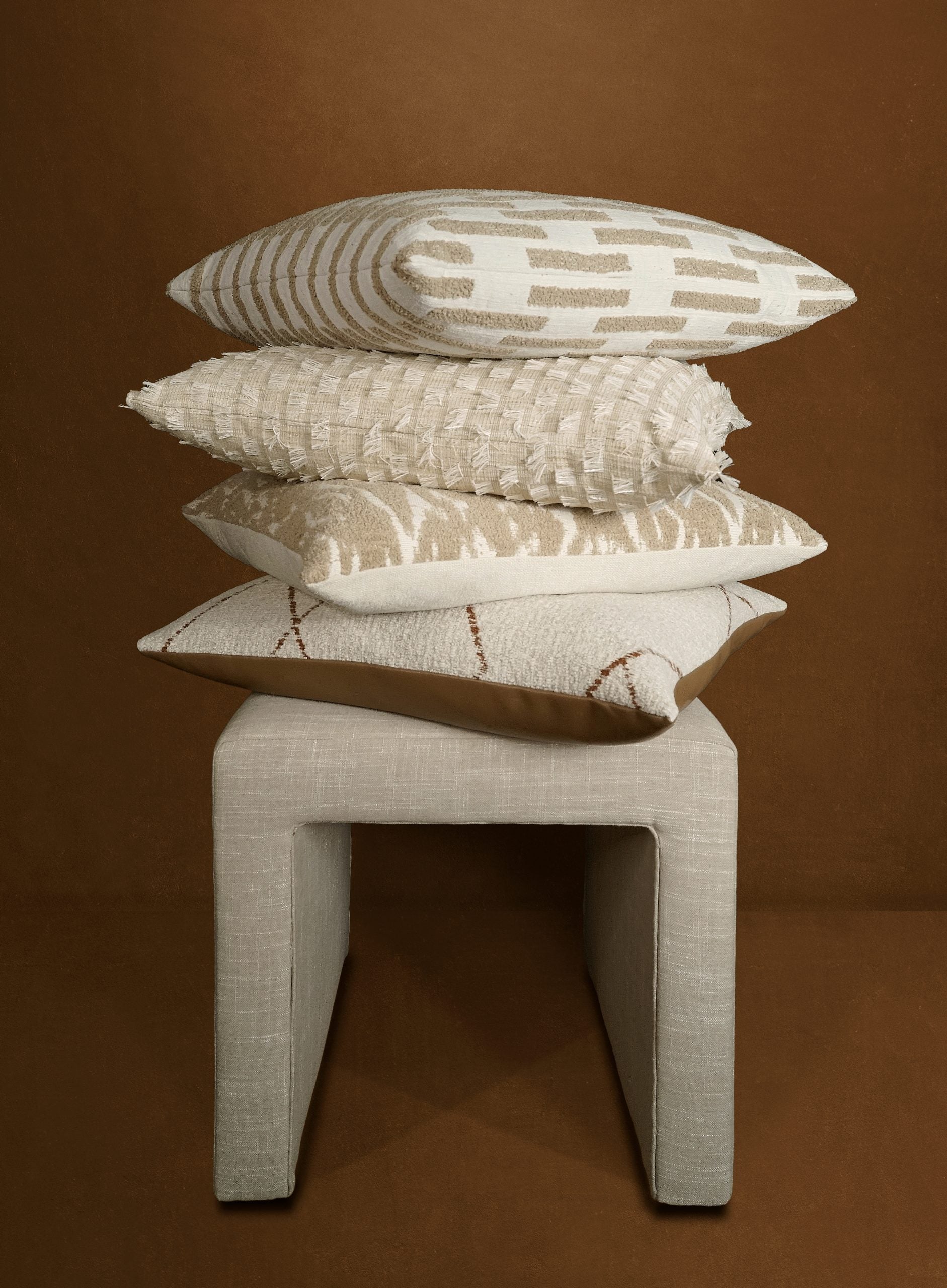 D.V. Kap Robie Ivory Throw Pillow