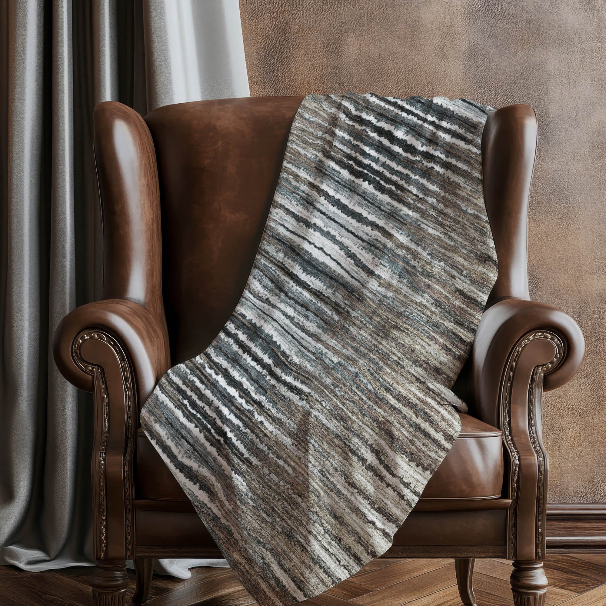 Addison Rugs Pixel Weave 50" x 70" Throw Blanket