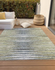 Addison Rugs Pixel Weave Beige Washable Indoor-Outdoor Rug