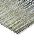 Addison Rugs Pixel Weave Beige Washable Indoor-Outdoor Rug