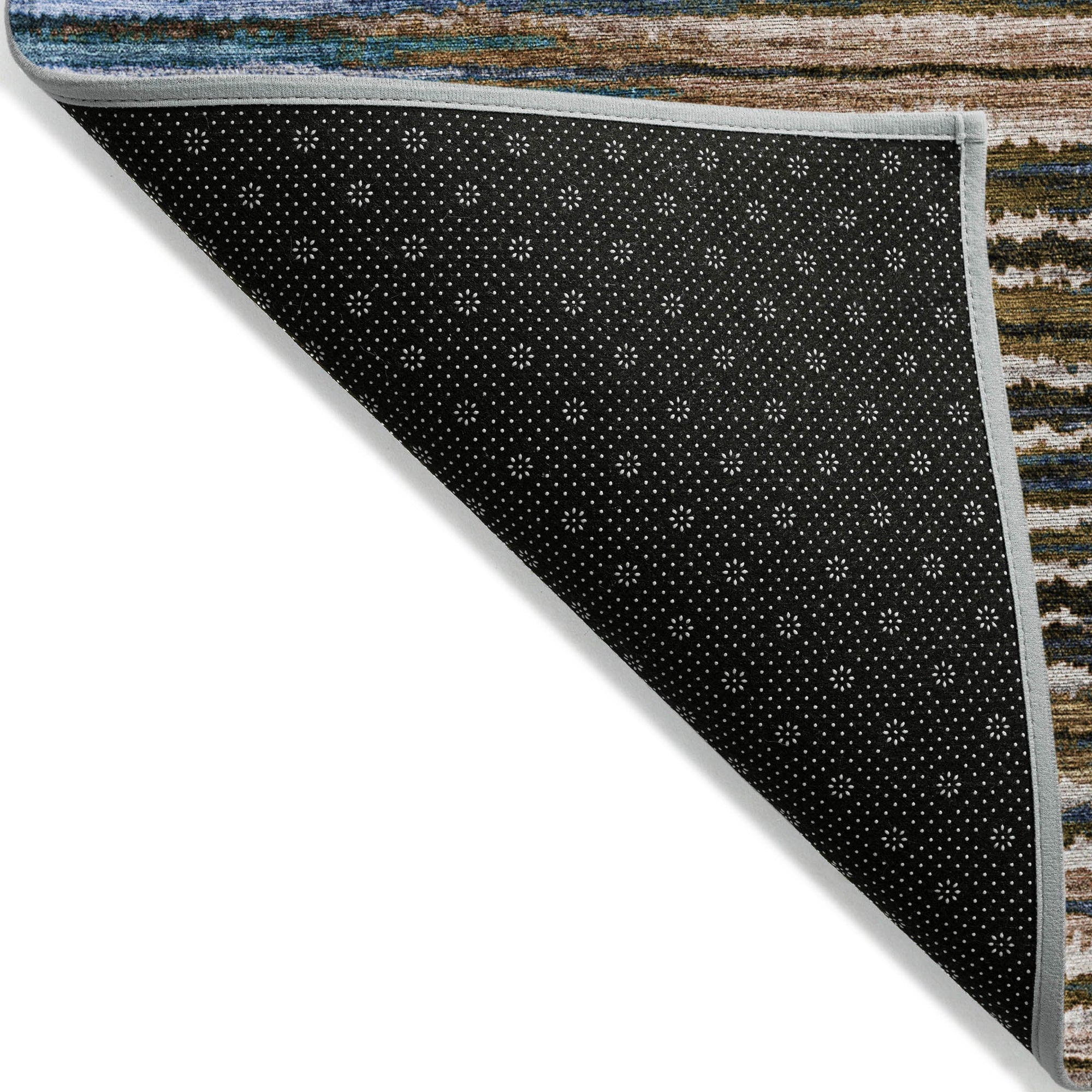 Addison Rugs Pixel Weave Blue Washable Indoor-Outdoor Rug