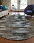 Addison Rugs Pixel Weave Brown Washable Indoor-Outdoor Rug