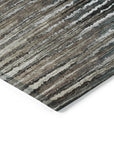 Addison Rugs Pixel Weave Brown Washable Indoor-Outdoor Rug