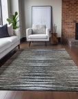 Addison Rugs Pixel Weave Brown Washable Indoor-Outdoor Rug