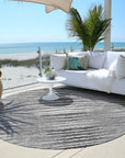Addison Rugs Pixel Weave Grey Washable Indoor-Outdoor Rug