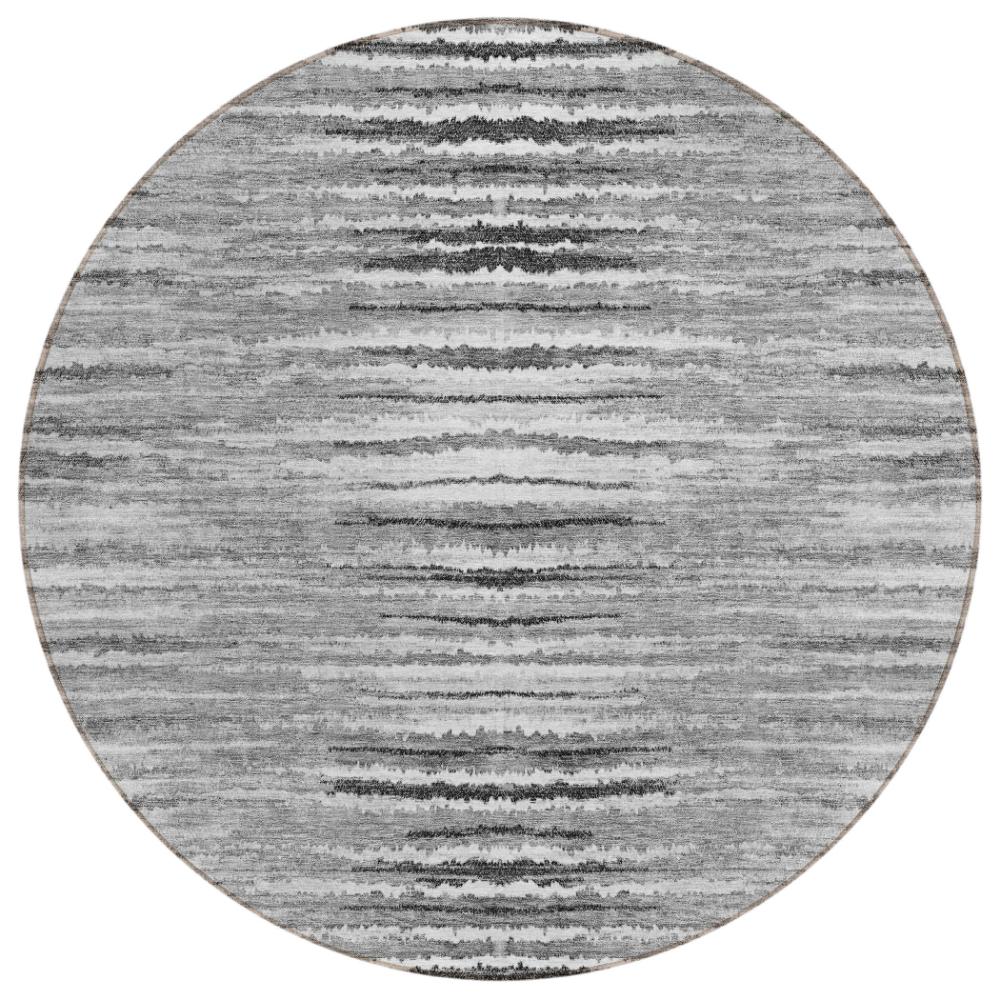 Addison Rugs Pixel Weave Grey Washable Indoor-Outdoor Rug