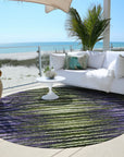 Addison Rugs Pixel Weave Purple Washable Indoor-Outdoor Rug