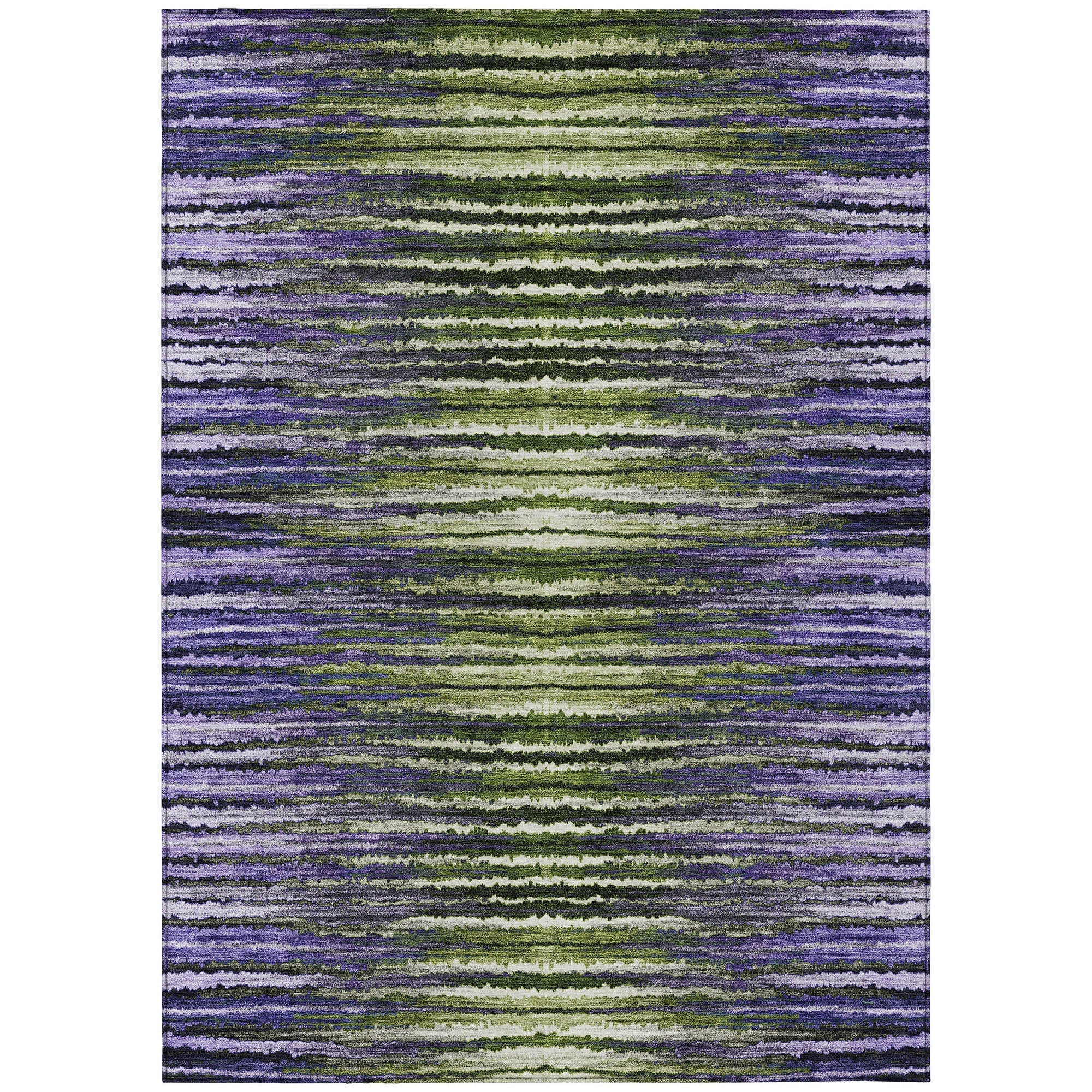 Addison Rugs Pixel Weave Purple Washable Indoor-Outdoor Rug