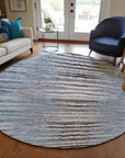 Addison Rugs Pixel Weave Sky Washable Indoor-Outdoor Rug