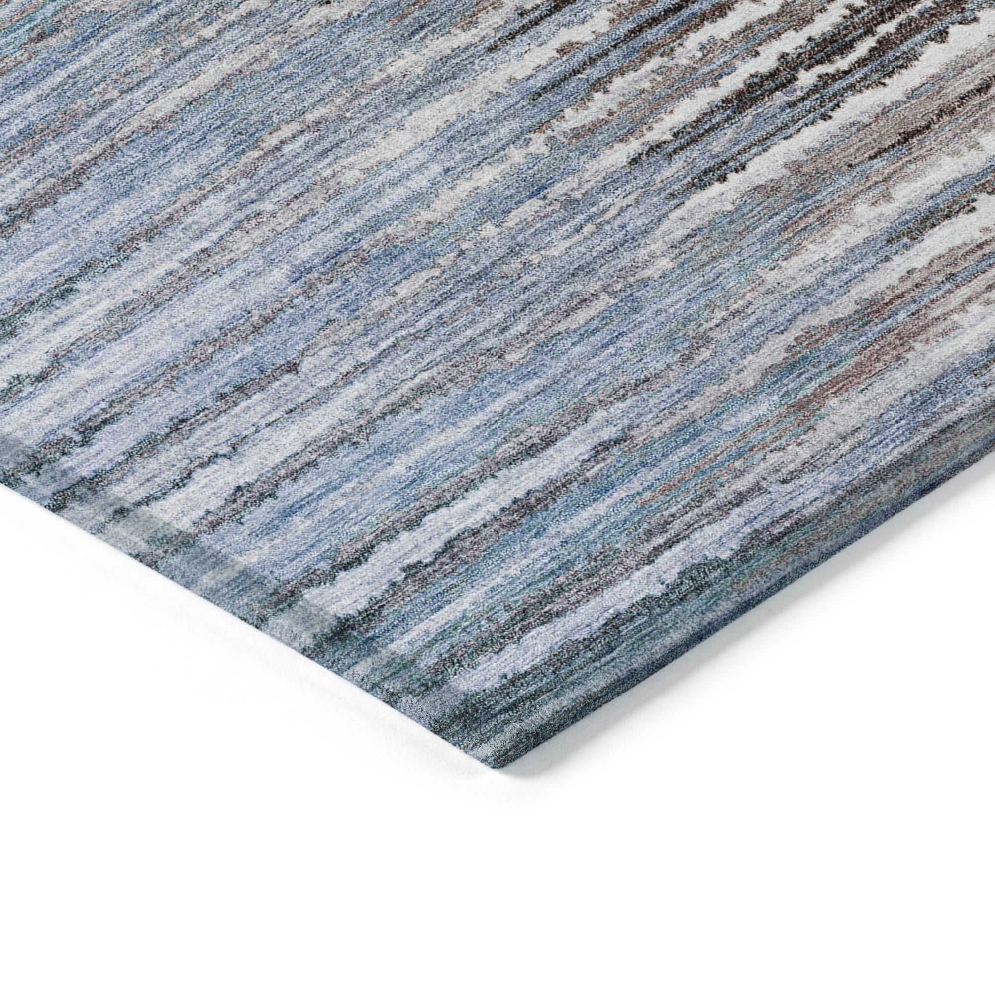 Addison Rugs Pixel Weave Sky Washable Indoor-Outdoor Rug