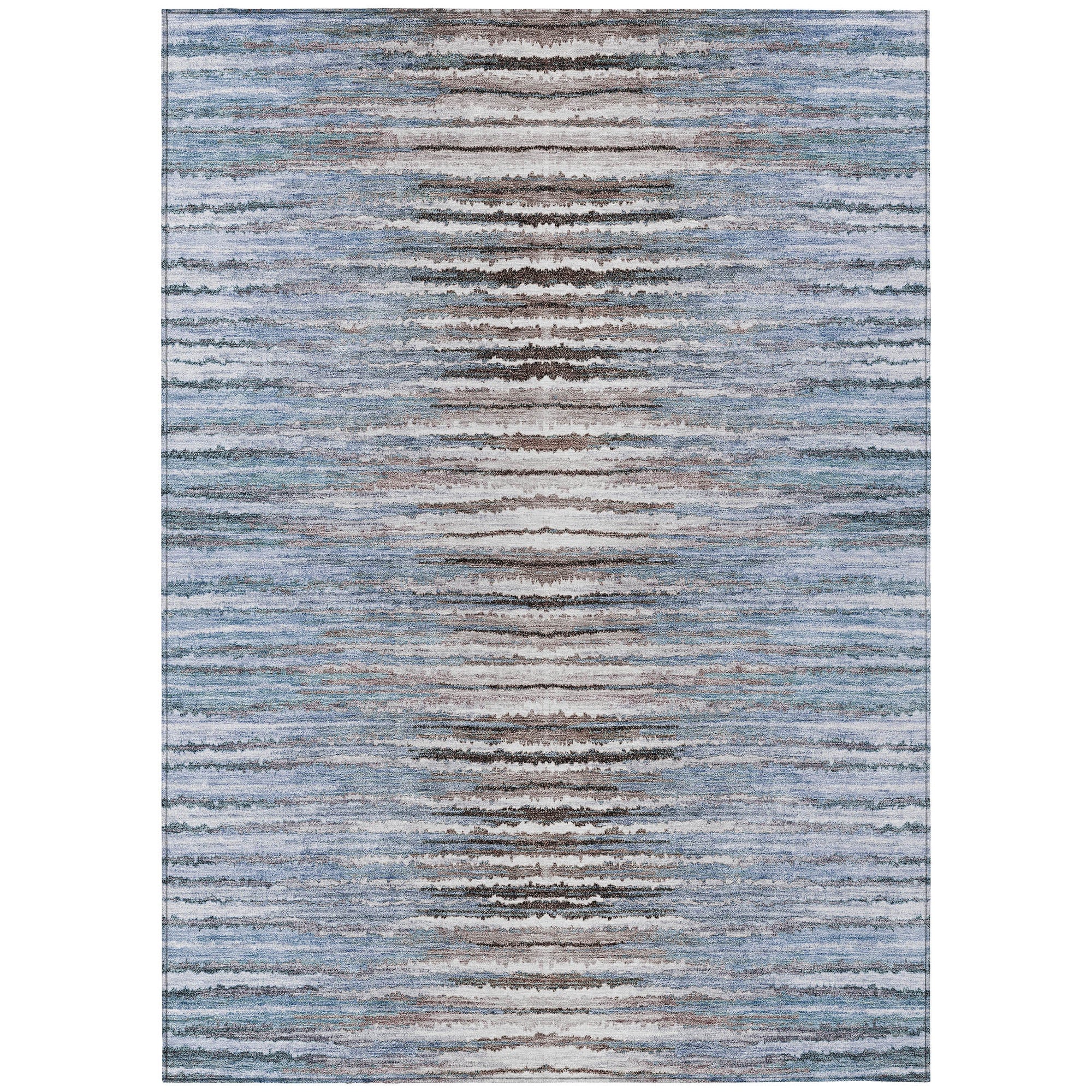 Addison Rugs Pixel Weave Sky Washable Indoor-Outdoor Rug