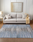 Addison Rugs Pixel Weave Sky Washable Indoor-Outdoor Rug
