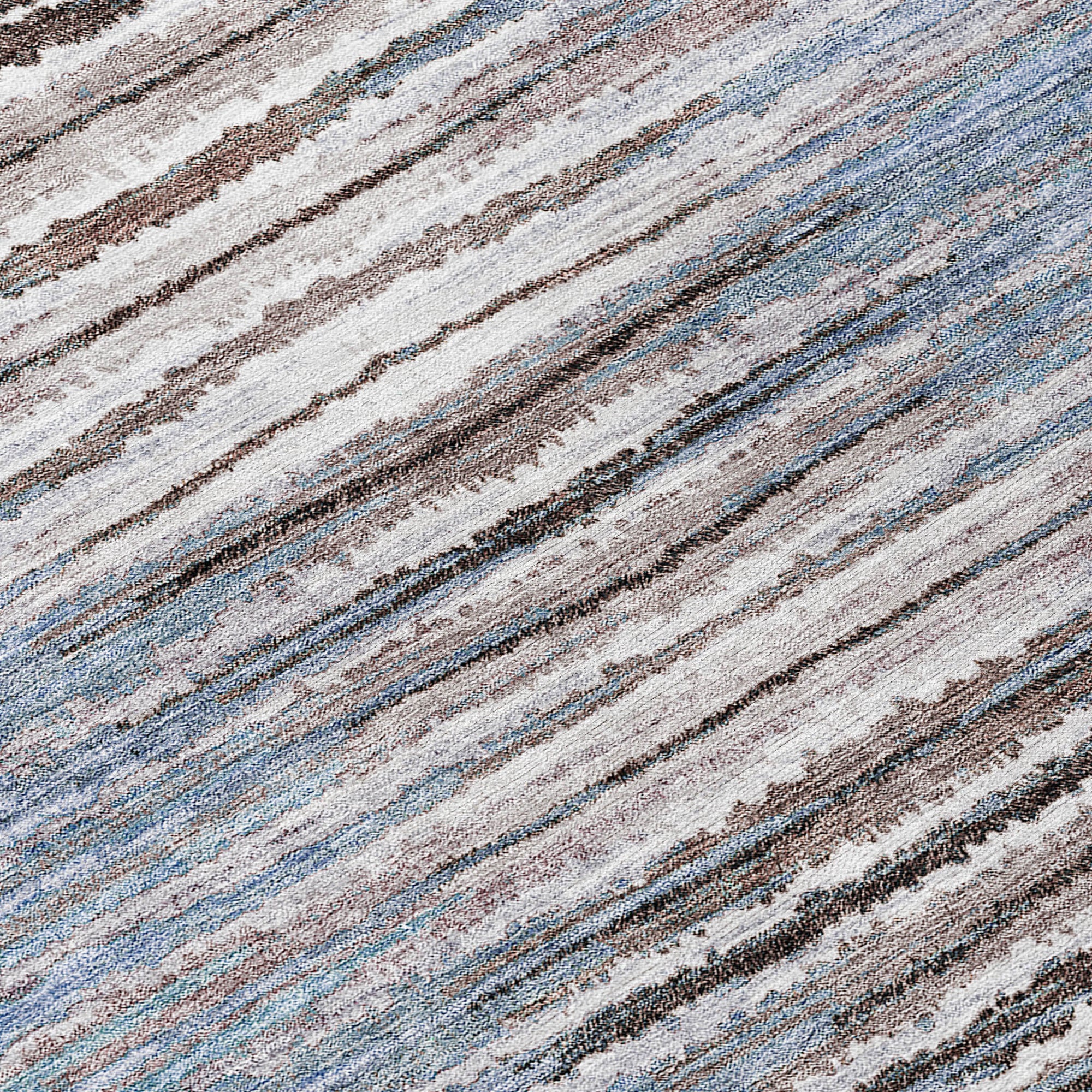 Addison Rugs Pixel Weave Sky Washable Indoor-Outdoor Rug