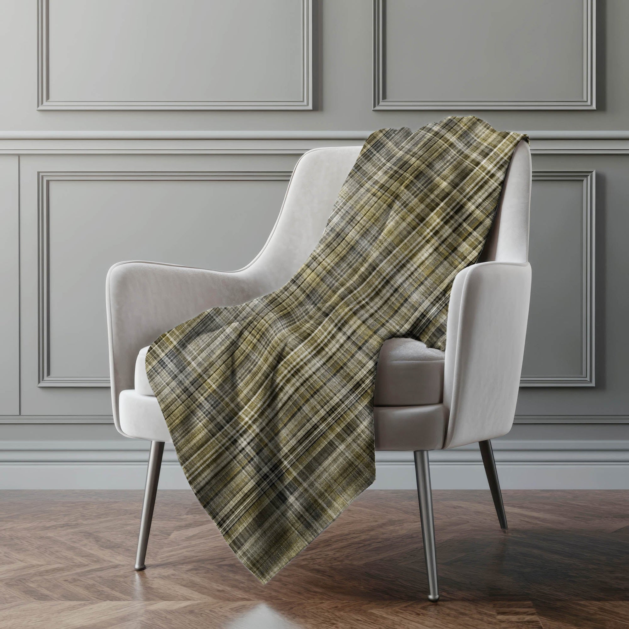 Addison Rugs Plaid 50" x 70" Throw Blanket