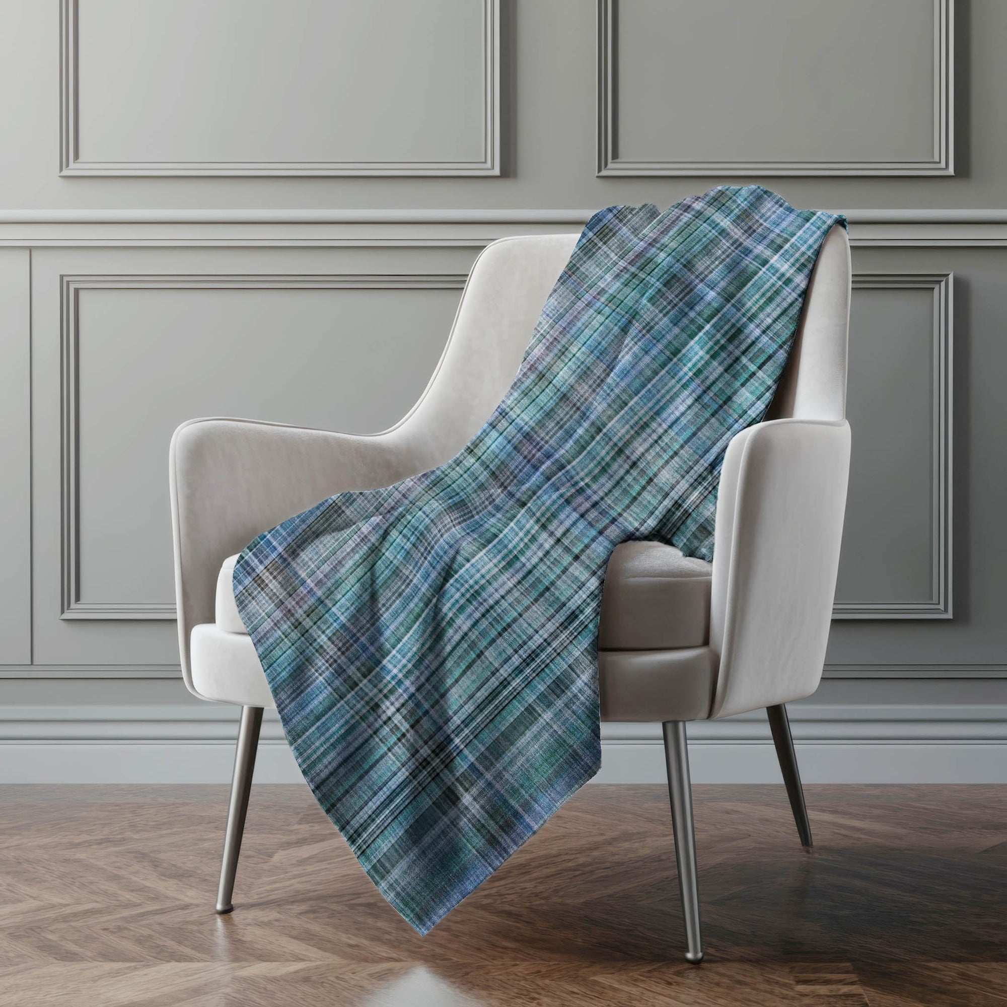Addison Rugs Plaid 50" x 70" Throw Blanket