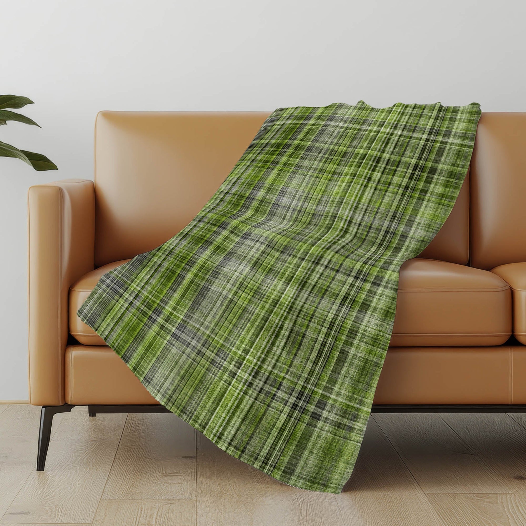 Addison Rugs Plaid 50" x 70" Throw Blanket