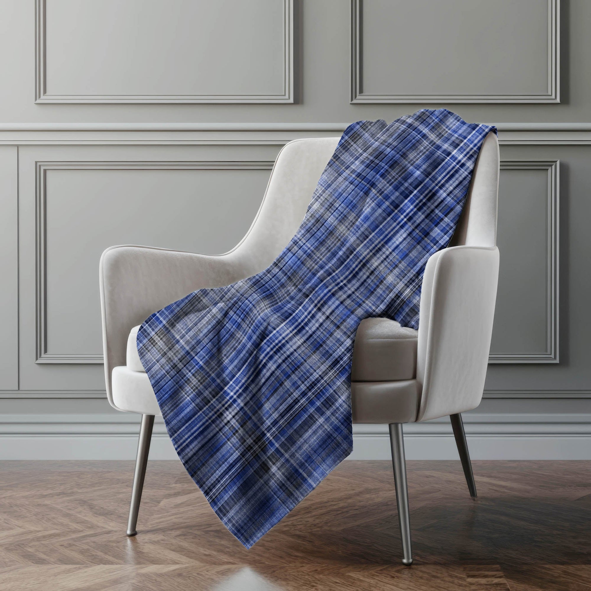 Addison Rugs Plaid 50" x 70" Throw Blanket