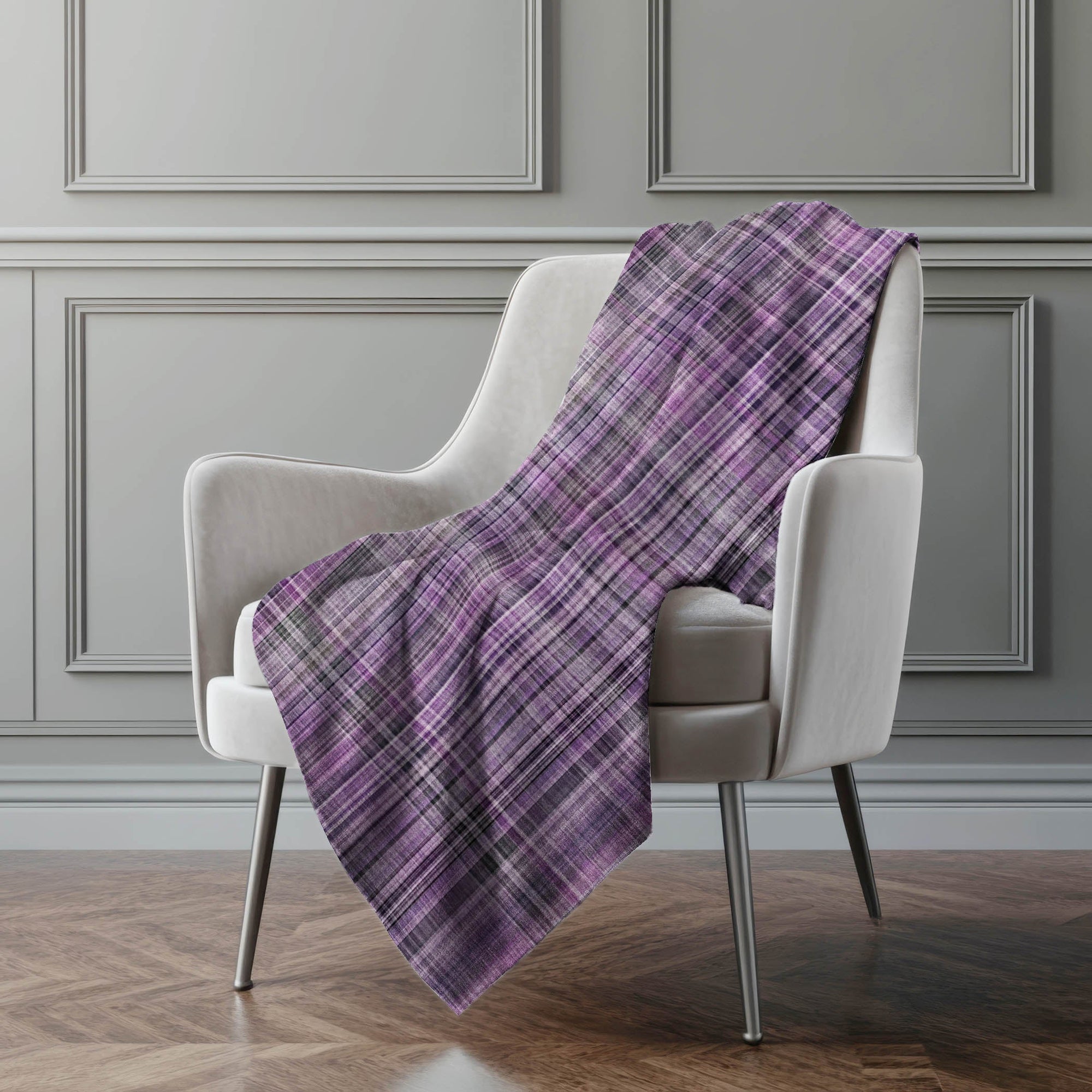 Addison Rugs Plaid 50" x 70" Throw Blanket