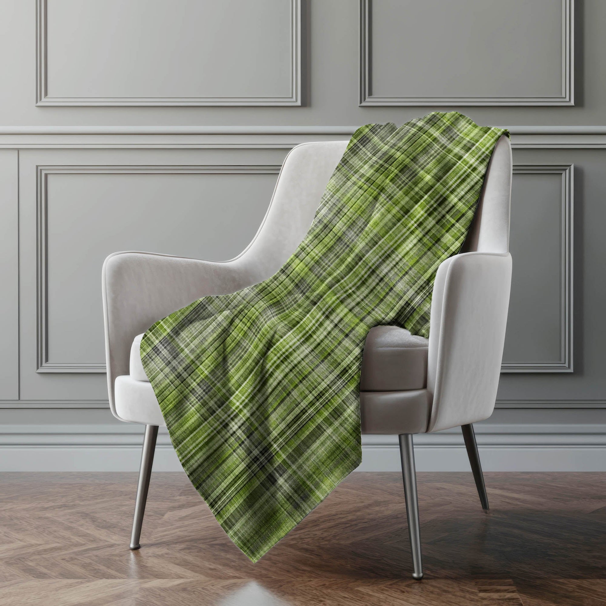 Addison Rugs Plaid 50" x 70" Throw Blanket