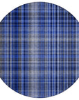 Addison Rugs Plaid Blue Washable Indoor-Outdoor Rug