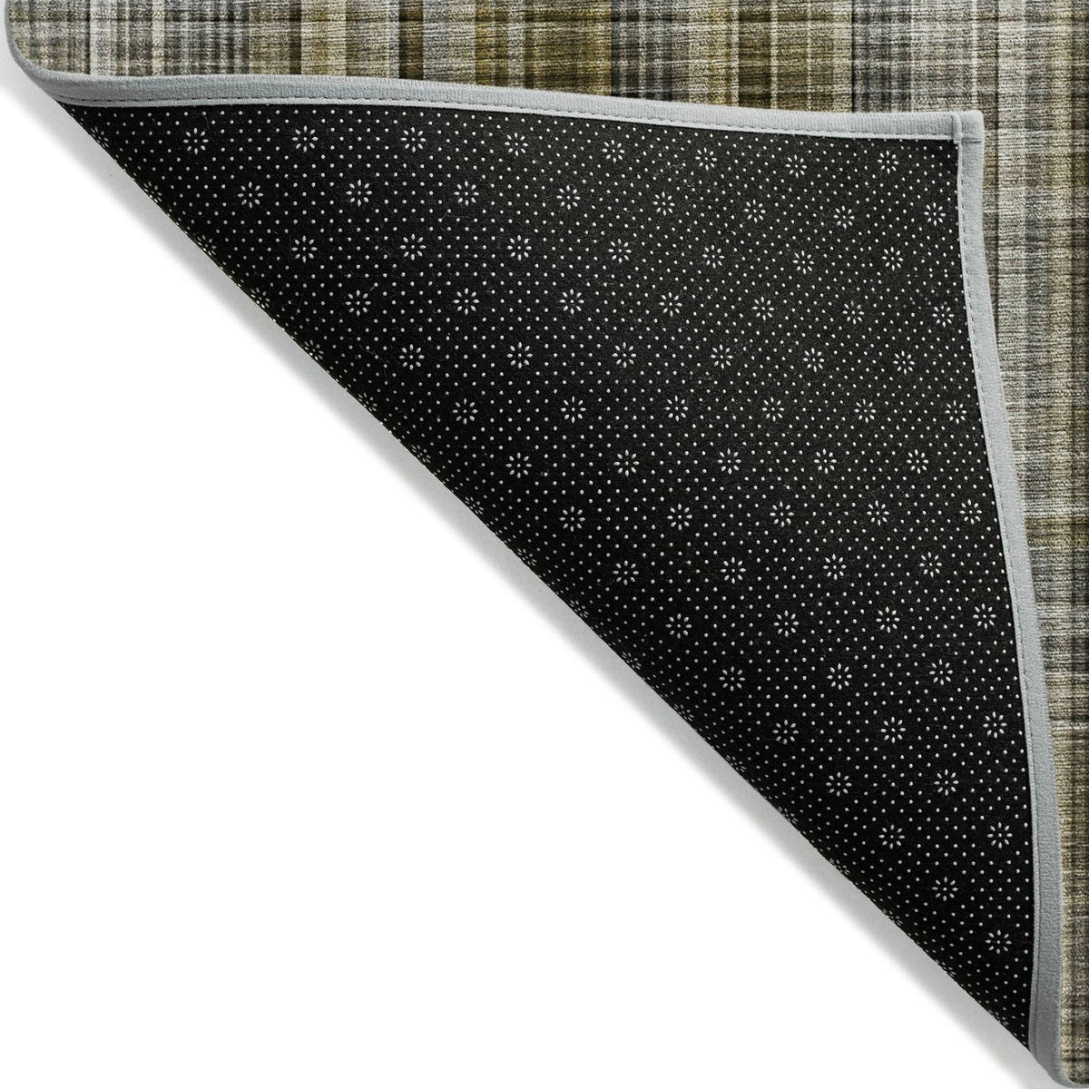 Addison Rugs Plaid Brown Washable Indoor-Outdoor Rug
