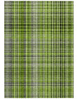 Addison Rugs Plaid Green Washable Indoor-Outdoor Rug