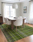 Addison Rugs Plaid Green Washable Indoor-Outdoor Rug