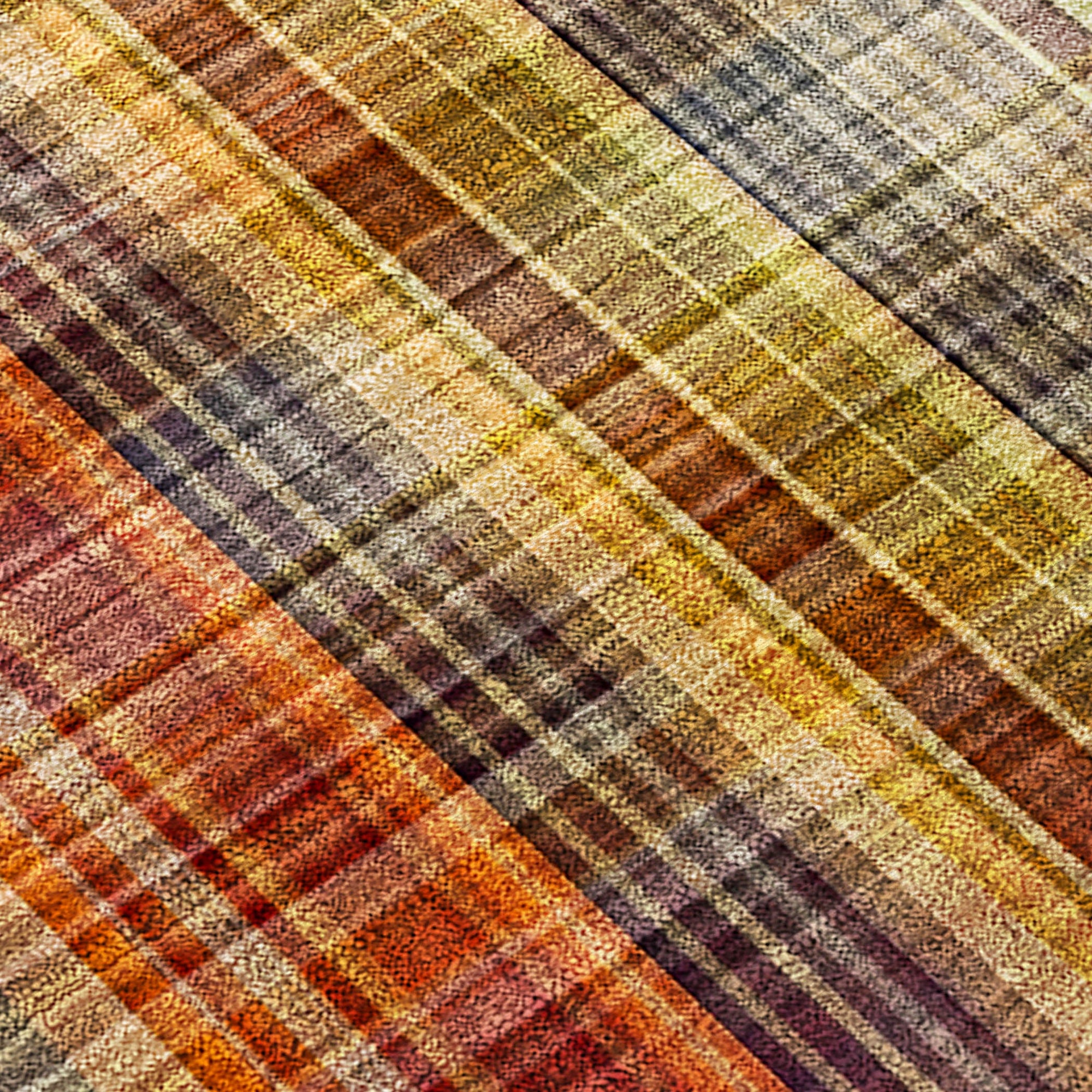 Addison Rugs Plaid Paprika Washable Indoor-Outdoor Rug