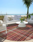 Addison Rugs Plaid Red Washable Indoor-Outdoor Rug