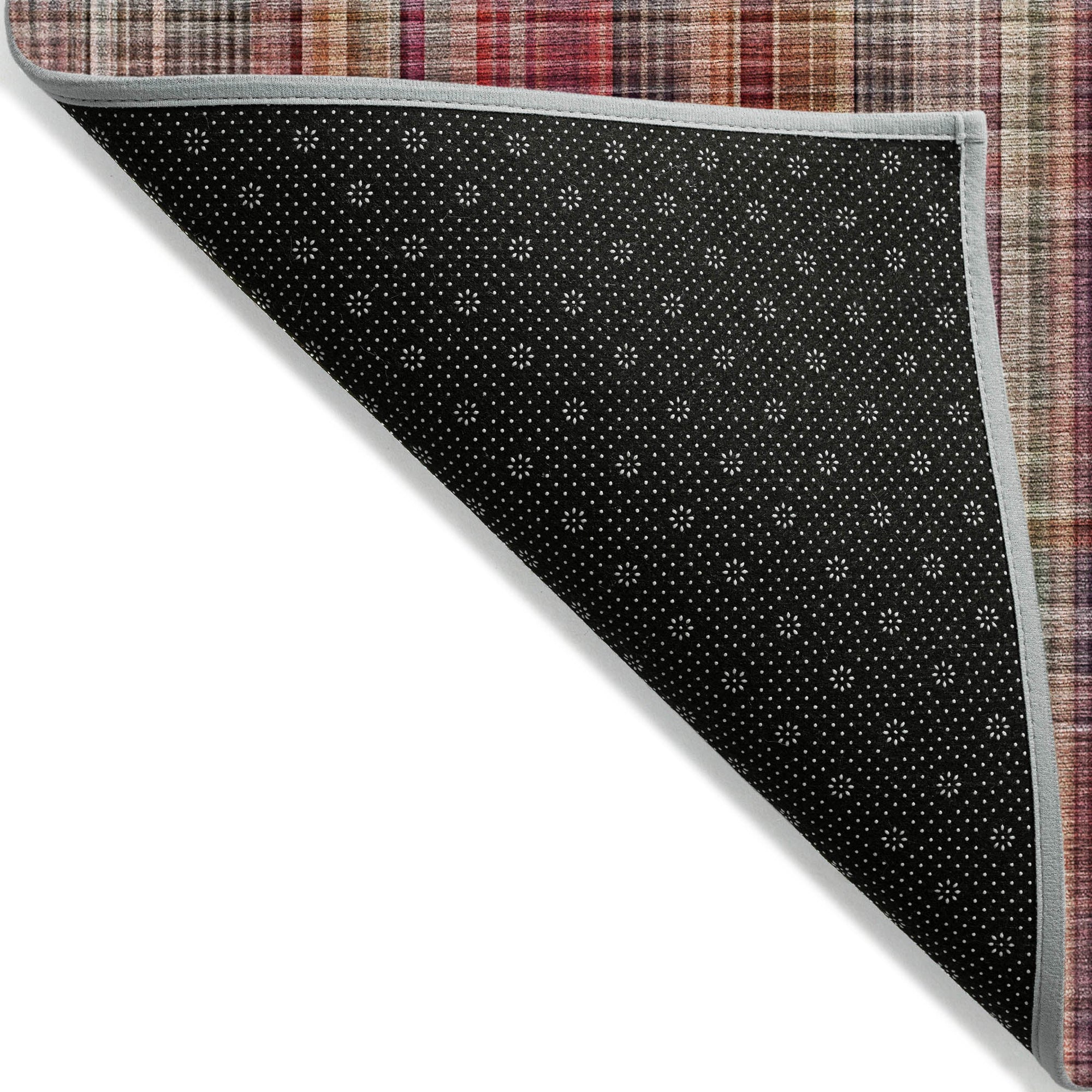 Addison Rugs Plaid Red Washable Indoor-Outdoor Rug