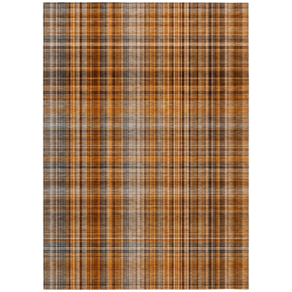 Addison Rugs Plaid Terracotta Washable Indoor-Outdoor Rug
