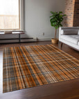 Addison Rugs Plaid Terracotta Washable Indoor-Outdoor Rug