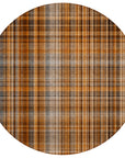 Addison Rugs Plaid Terracotta Washable Indoor-Outdoor Rug