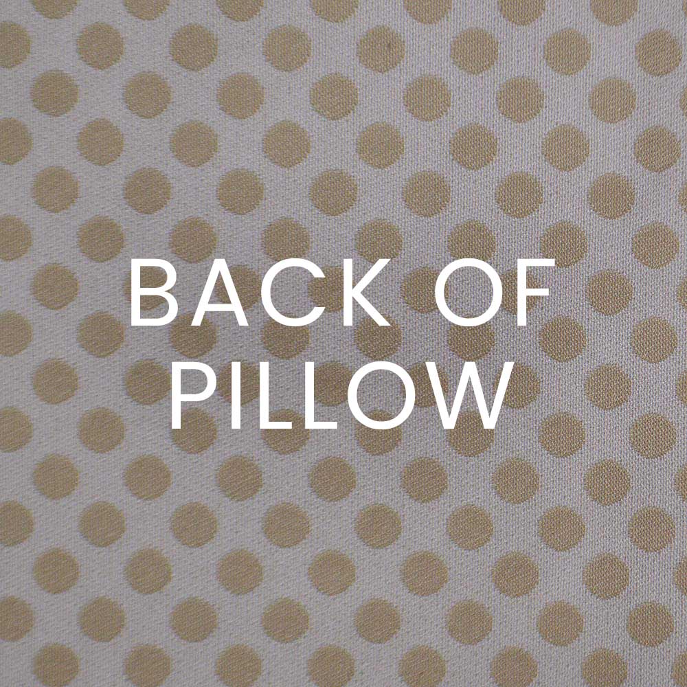 D.V. Kap Polka Dots Cream Throw Pillow With Insert