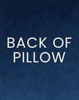 D.V. Kap Toro Navy Blue Throw Pillow With Insert