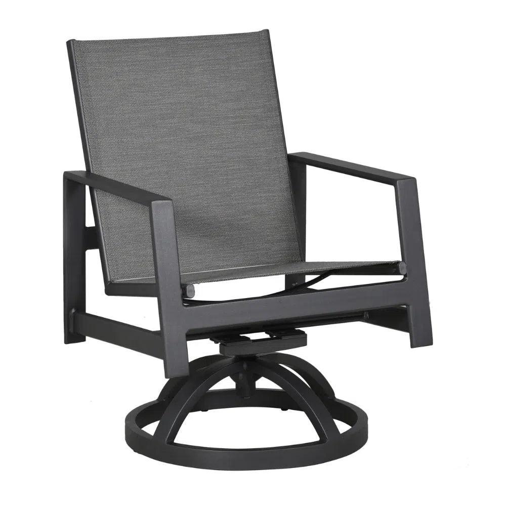 Prism Aluminum Sling Outdoor Dining Table Set 6PC