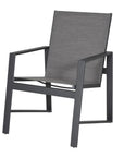 Prism Aluminum Sling Outdoor Dining Table Set 6PC