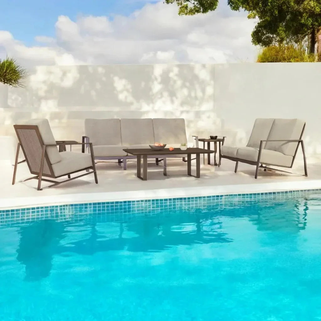 Prism High Back Deep Sofa with Table Set 6PC
