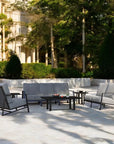 Prism High Back Deep Sofa with Table Set 6PC