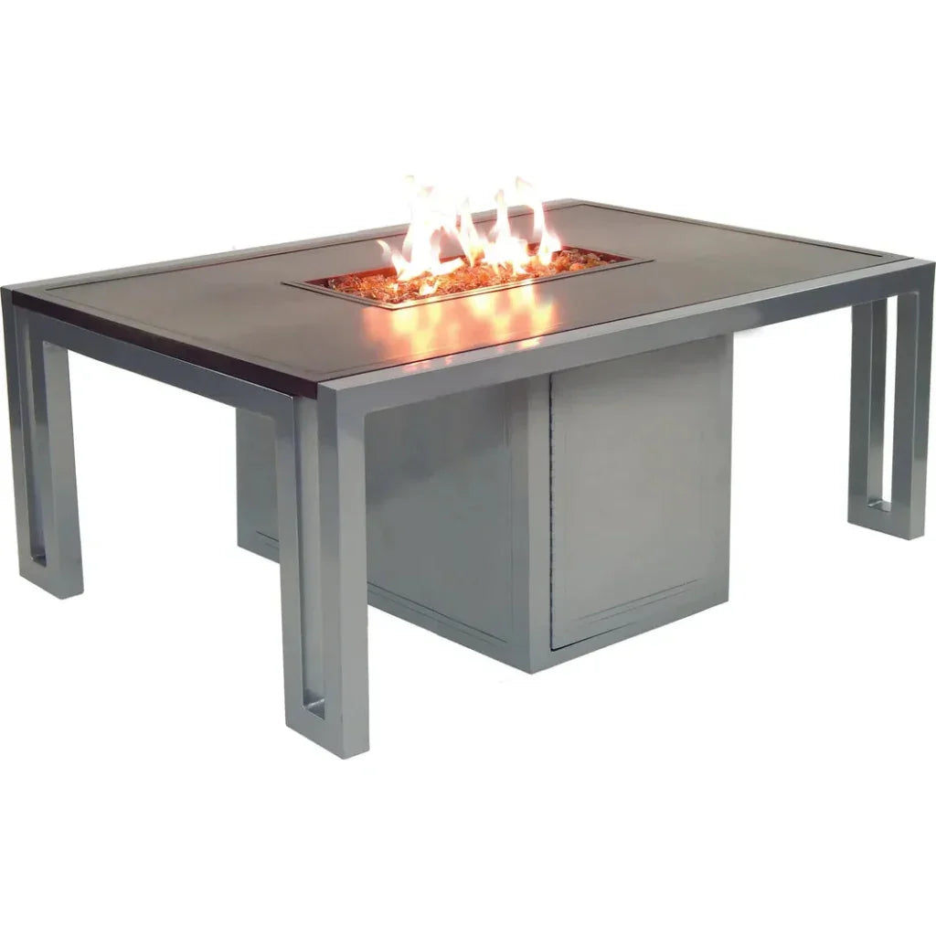 Prism Sectional Sofa With Firepit Table Set 6PC