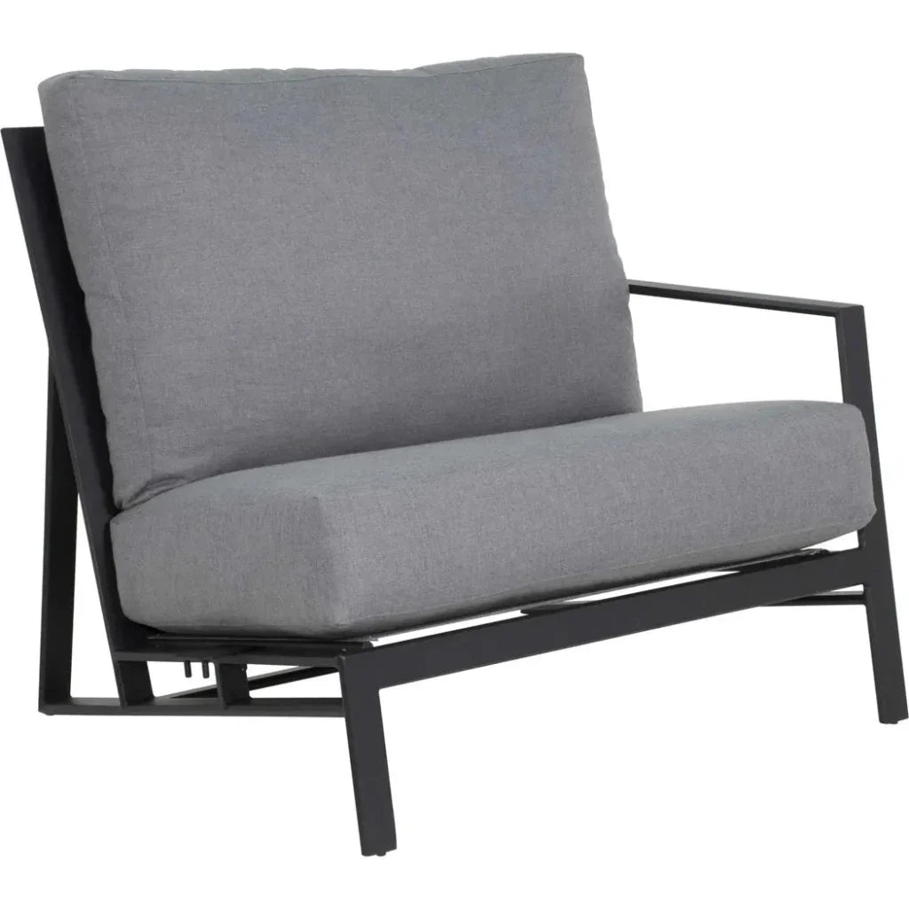 Prism Sectional Sofa With Firepit Table Set 6PC