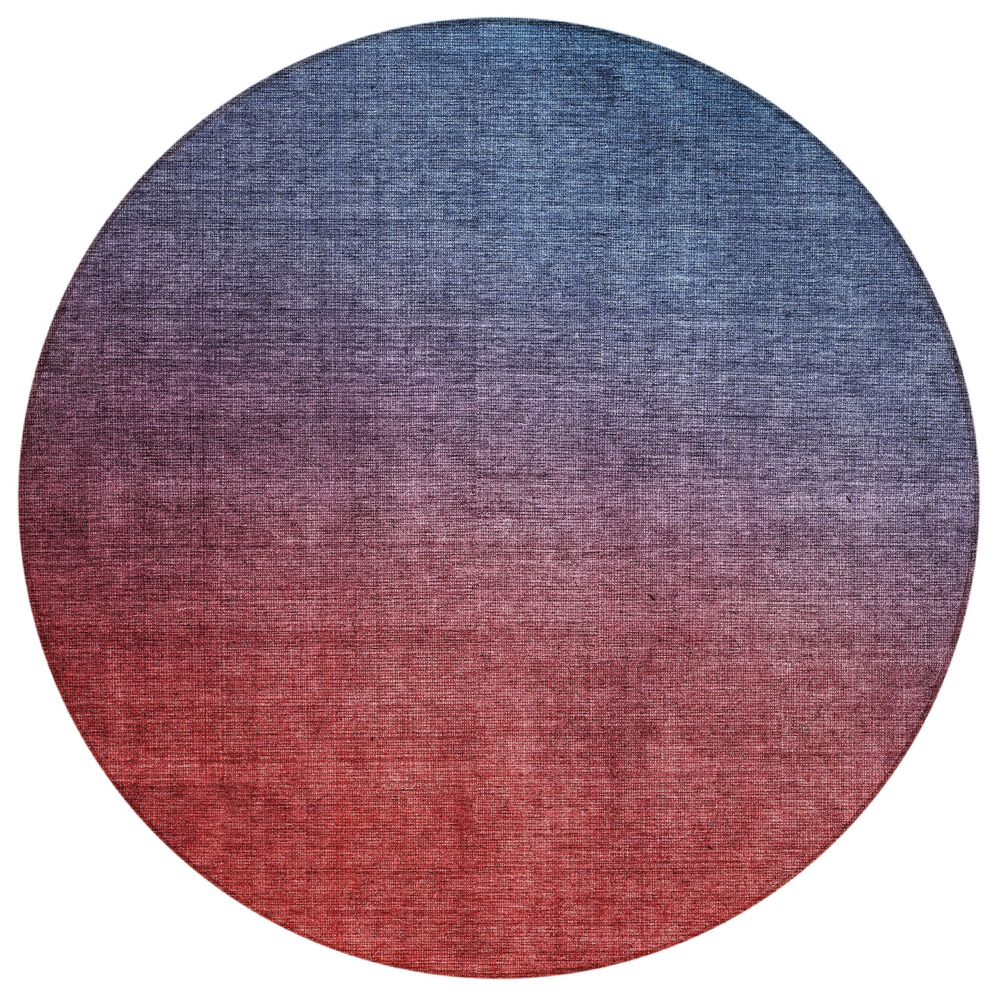 Addison Rugs Quiet Current Blue Washable Indoor-Outdoor Rug